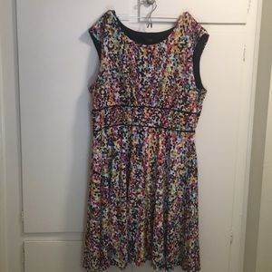 Multicolored dress size 18